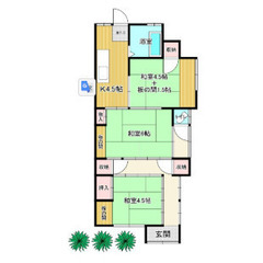 🉐ペット相談可★家賃3.9万円・敷礼ゼロ！専用庭付き南西向…