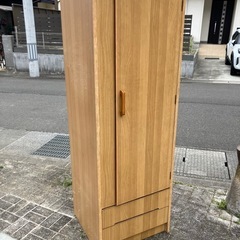昭和レトロ 木製クローゼット タンス 衣装キャビネット