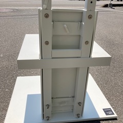 EQUALS WALL 壁寄せテレビスタンド（ホワイト）　リサイクルショップ宮崎屋　佐土原店　25.5.2Fの画像