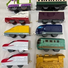 電車のおもちゃ ハッピーセットのレア含むいろいろセット10個の画像