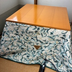 無印良品 こたつ&極薄こたつ布団 こたつマット　３点セットの画像