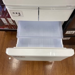 【安心の6ヶ月保証】SHARP(シャープ)5ドア冷蔵庫 SJ-X417J-Wの画像