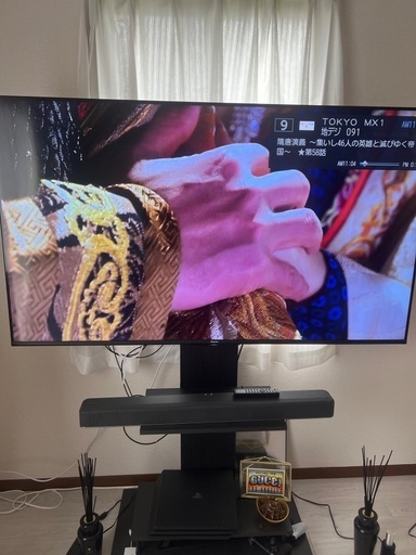 【5月5日迄】4k液晶テレビ65インチ　スタンド付き