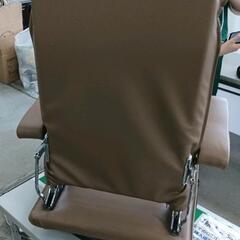 0502-146 光製作所 日本製 本革 回転 座椅子 国産 リクライニング 和座椅子の画像