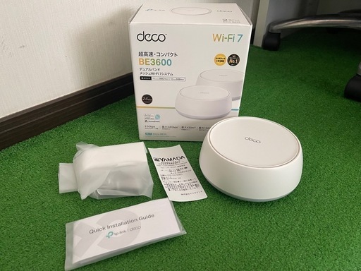 deco メッシュwi-fi7 無線ルーター BE3600 1個
