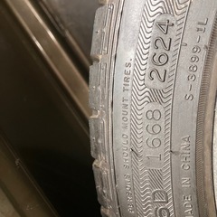 バリ溝‼️スタッドレスタイヤ　ホイール付き　4本セット　軽自動車軽バン　ワゴンR スペーシア　MRワゴン　モコ　ミライース　ムーヴ　タント　アルト　エヌボックスN-BOXの画像