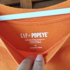 GAP×ポパイコラボTシャツの画像