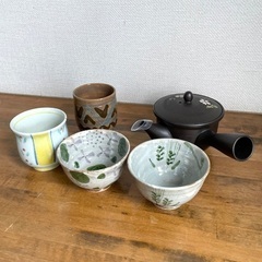 湯呑み　急須　セット