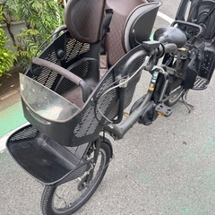 電動3人乗り自転車 「ヤマハ パスキス」 バッテリー新品の画像