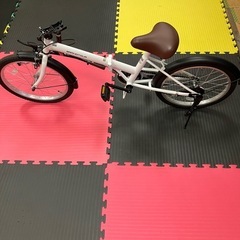 折りたたみ自転車20インチの画像