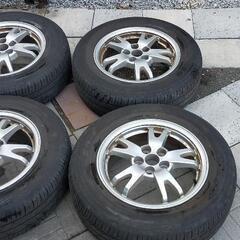 プリウス30  純正 バリ溝　15× 6J +45 PCD100...