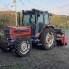 トラクター中古 75馬力　エアコン 好きクボタM1-75 4WD 