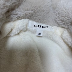 定価6490円 ！SLAP SLIP SLAP SLIP 千鳥格子チェック柄ファー襟コート の画像