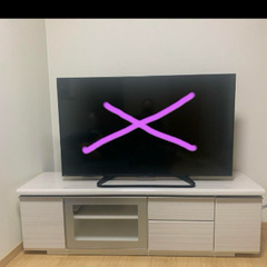 ホワイト 木目調テレビ台150㎝　ニトリ