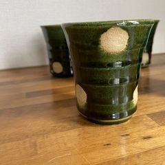 陶器の湯呑み　5点セットの画像