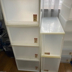 無印　ポリプロピレン　衣装ケース　6個セット　日焼け有り