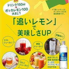 【新品・未使用・未開封】 ポッカレモン 450ml 2本〖!!賞味期限間近：注意!!〗 賞味期限：2025年05月25日 【0円】の画像