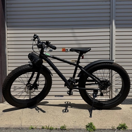 ファットバイク ビーチクルーザー 自転車 24インチ FATBIKE ファットバイク シマノ7段変速