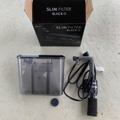 【中古、美品】スリムフィルター　ブラックS
