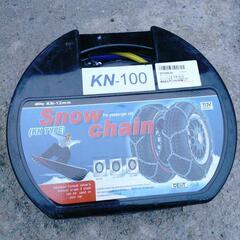 タイヤチェーン　(KN-100)　ジャッキ不要　195/80R1...