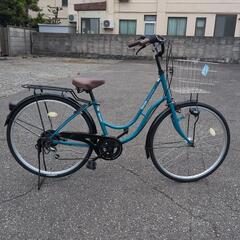 26インチ6段変速 シティーサイクル❨リユース自転車❩