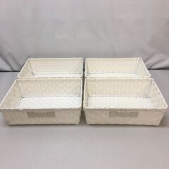 stp-3149　収納ボックス　4個セット　ホワイト　38×26...