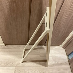 姿見 全身鏡 ミラー ホワイトの画像