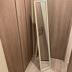姿見 全身鏡 ミラー ホワイト