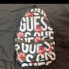 【金土日限定出品】【お買い得】GUESS 革のリュック（レアカラー）