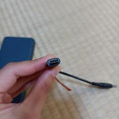 携帯用充電器　cタイプ　エレコム製の画像