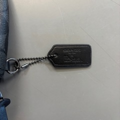 COACH ボディバッグ ネイビー/イエロー メンズ、レディース兼用の画像