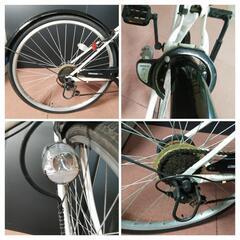 自転車　LORIS COLGO 26インチ 6段変速 ホワイトの画像