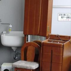 【5/8まで】三面鏡付き鏡台　イス付き
