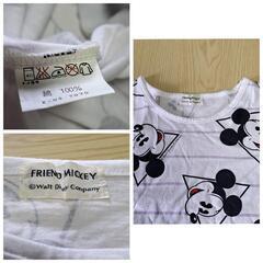 DISNEY ミッキー 半袖Tシャツ プリントの画像