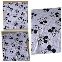 DISNEY ミッキー 半袖Tシャツ プリントの画像