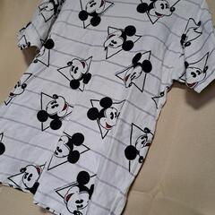 DISNEY ミッキー 半袖Tシャツ プリント
