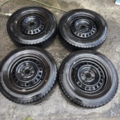 185/70R14 鉄ホイール　スタッドレスタイヤ付き4本セット