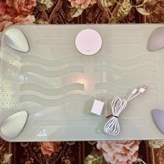 スマートバスマット 体重計 充電式 SBM22U01LJ 中古 issinの画像