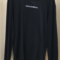 DOLCE＆GABBANA/長袖Tシャツ/44/BLK