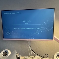 ゲーミングモニター　モニターアーム付き