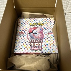 ポケモンカード151新品未開封　シュリンク付きBOX