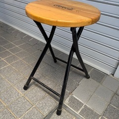 コカコーラ　折りたたみチェアー　丸イス