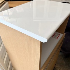 《売約済》【武蔵小山店】 レンジボード レンジ台 古賀家具 工業 60 モイス キッチン 収納 食器棚 棚 引出し ナチュラル 木製 フルオープンレール Nモビット の画像