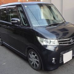 ルークス　ハイウェイスター　ターボ　純正ナビ・フルセグＴＶ・バッ...