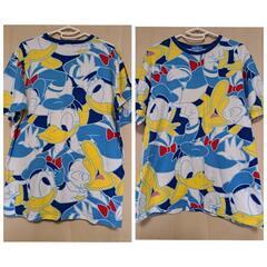 東京ディズニーリゾート DISNEY 半袖Tシャツ L ドナルドダック プリントの画像