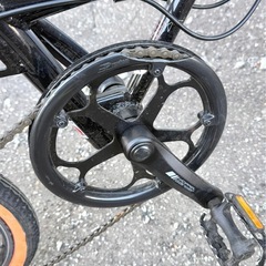 札幌市内配送可 ドッペルギャンガー 104 ブラックバレット2 16インチ 折りたたみ自転車 7段変速の画像