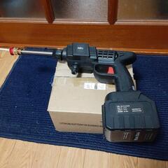 格安充電式　高圧洗浄機　動作品