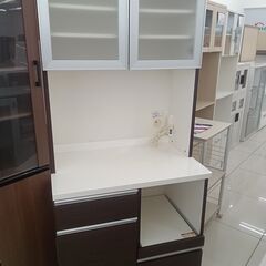 ★ジモティ割あり★  レンジボード ダークブラウン H180×D...