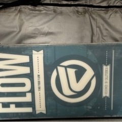 スノーボード（FLOW VERT ）、ビンディング(FLOW
)、バックの画像