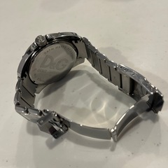 D&G 腕時計 ドルガバ ウォッチ シャレー ホワイト×シルバー メタルバンドの画像